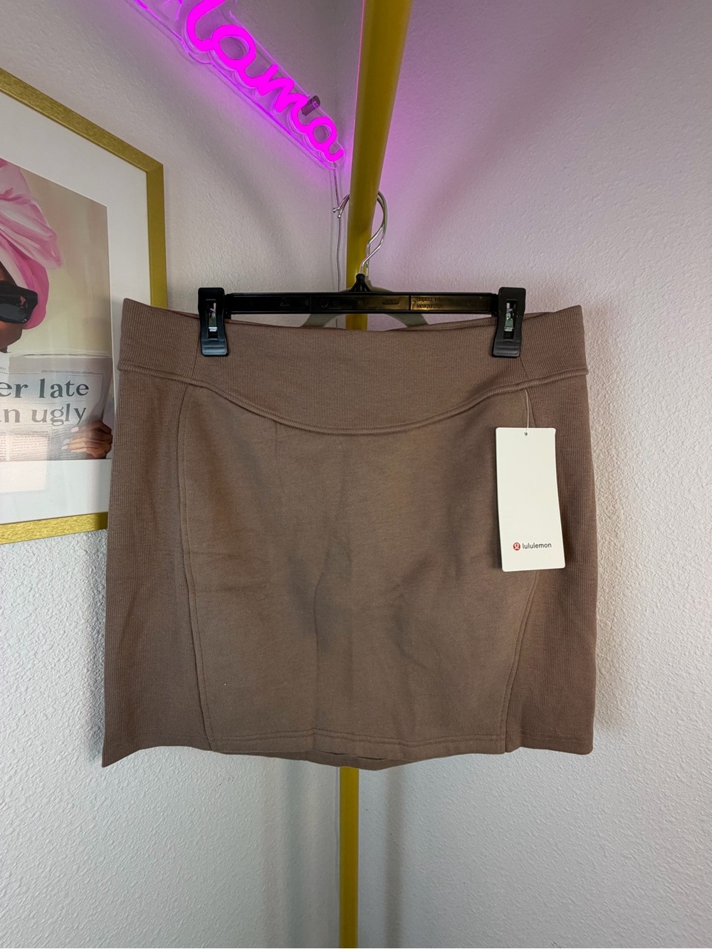 Lululemon NWT Scuba Mini Skirt XL
